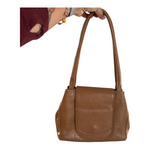 Rada Borse Brown Leather Made in Italy‎ Shoulder bag